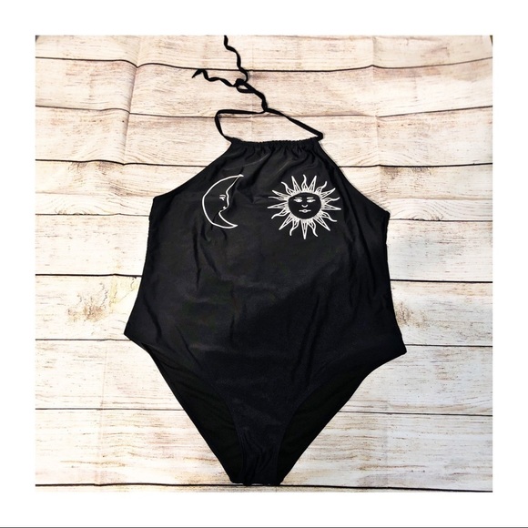 Boohoo Other - Boohoo Moon And Sun One Piece Bathing Suit Size 14